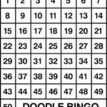 1 50 Bingo Cards Google Search