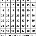 1 50 Bingo Cards Google Search