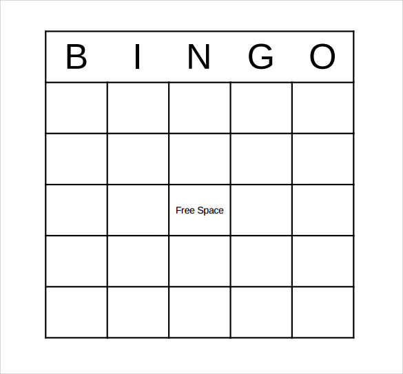 12 Sample Bingo Cards Sample Templates