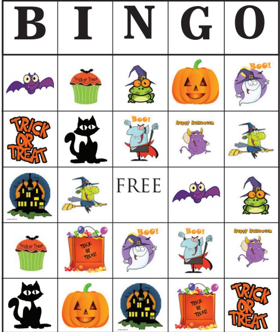 23 Sets Of Free Printable Halloween Bingo Cards