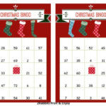 40 Printable Christmas Bingo Cards Prefilled With Numbers