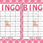 60 Baby Shower Bingo Cards Printable Party By