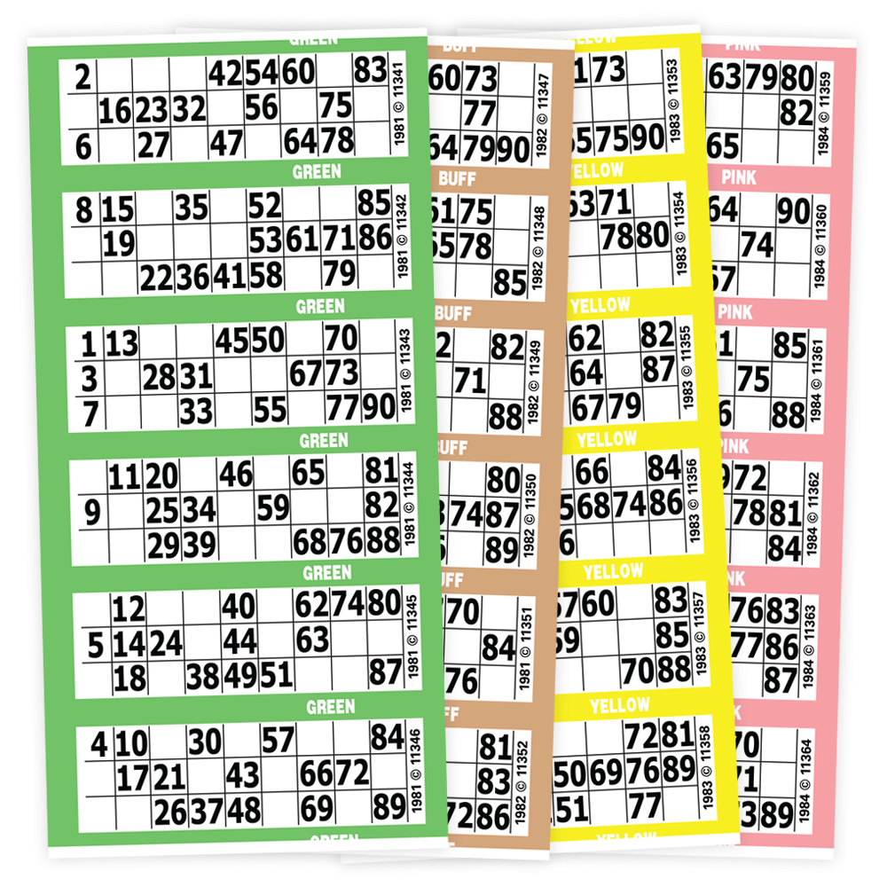 90 Number Bingo Paper Arrow International 90 Number Bingo Paper Arrow International