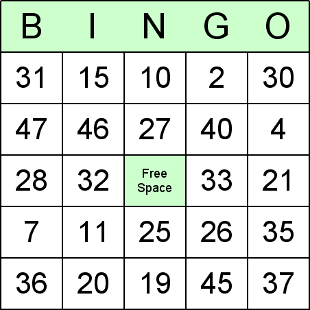 Addition Bingo Cards For Teaching Math And Arithmetic