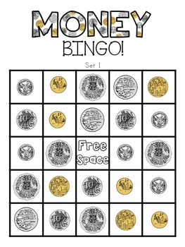 Australian Money Bingo By Living Breathing And Loving 