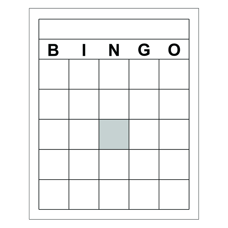 Blank Bingo Cards Board Card Games Online Teacher 
