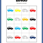 Car Ride Bingo Printable PrintAll