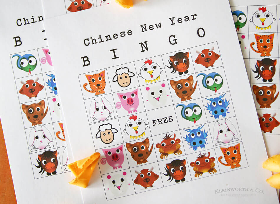 Chinese New Year Bingo Printable 500 Giveaway 