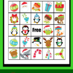 Christmas BINGO Game Totschooling Toddler Preschool