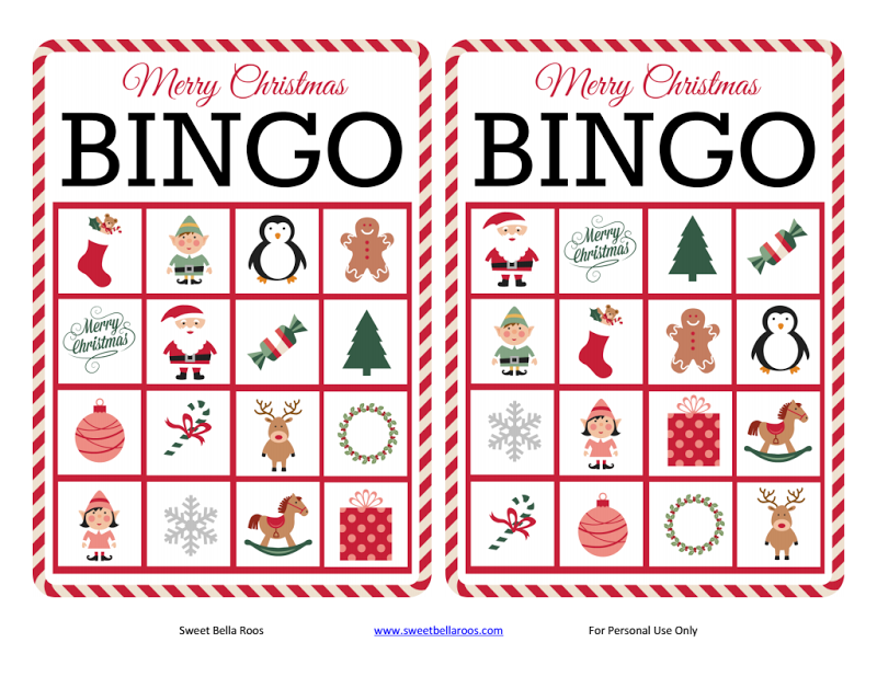 Christmas bingo pdf Christmas Bingo Printable Christmas 