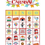 Circus Carnival Bingo 30 Printable Birthday Party Bingo