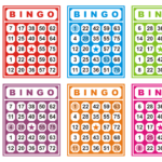 Colorful Bingo Cards Free Vector Download Free Vectors