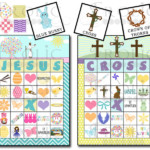 Easter Religious Bingo 20 Printable Cards INSTANT By