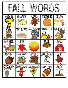 Fall Bingo By Teach Trust And Chalk Dust Teachers Pay Fall Bingo By Teach Trust And Chalk Dust Teachers Pay