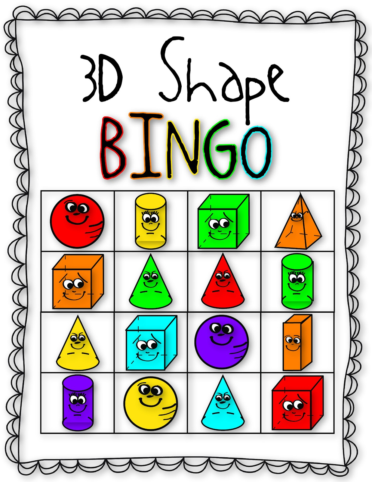 Fall Into First 3D Shape Fun 