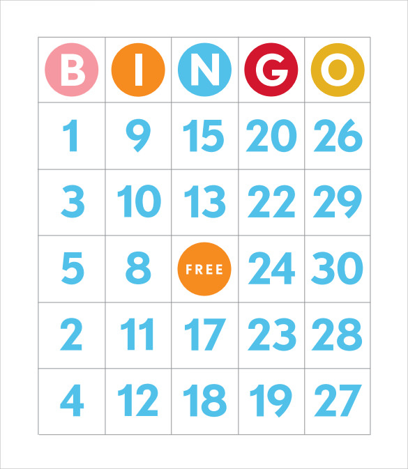 FREE 12 Sample Bingo Card Templates In PDF