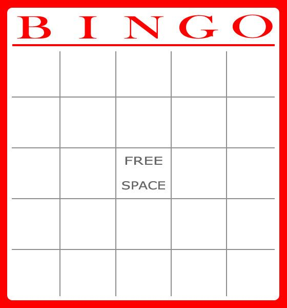 Free Bingo Card Template Download Bingo Christmas 