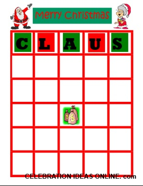 Free Christmas Bingo Printable Santa Bingo
