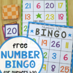 FREE Number BINGO For Numbers 1 30 This Reading Mama