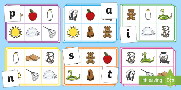 FREE Phonics Bingo Phase 2 Primary Resource Twinkl