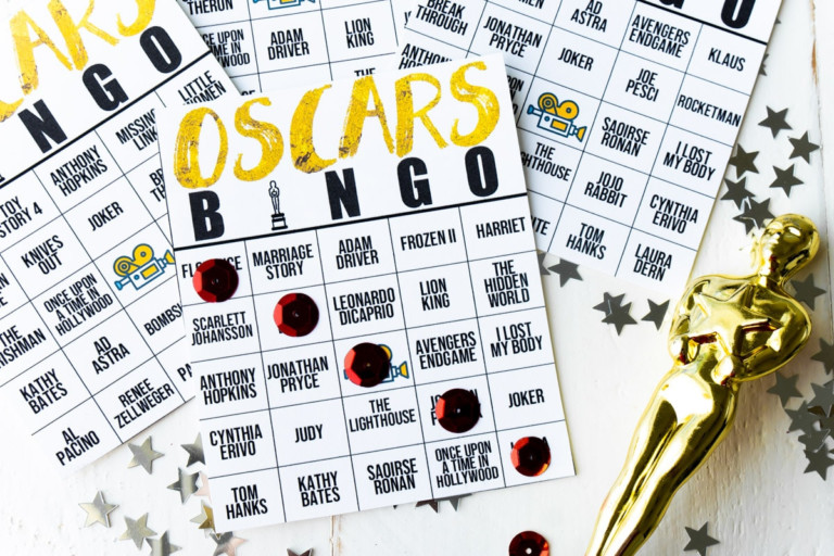 Free Printable 2020 Oscars Bingo Cards Play Party Plan