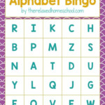 Free Printable Alphabet Letters Bingo The Relaxed
