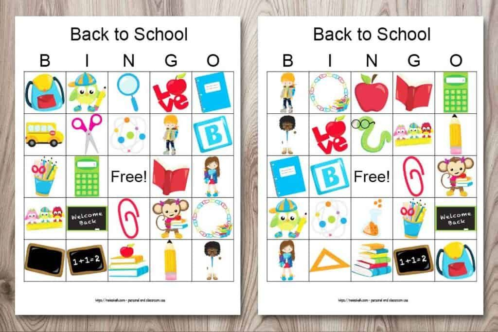 Free Printable Back To School Bingo Easy Icebreaker Free Printable Back To School Bingo easy Icebreaker