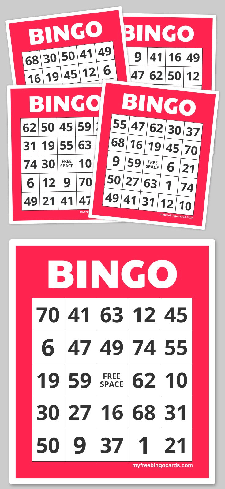 Free Printable Bingo Cards Free Printable Bingo Cards 