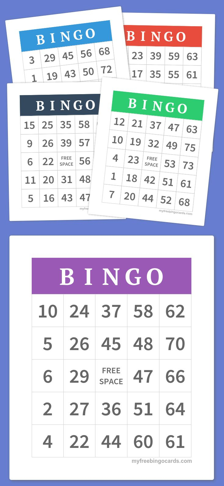 Free Printable Bingo Cards Free Printable Bingo Cards 