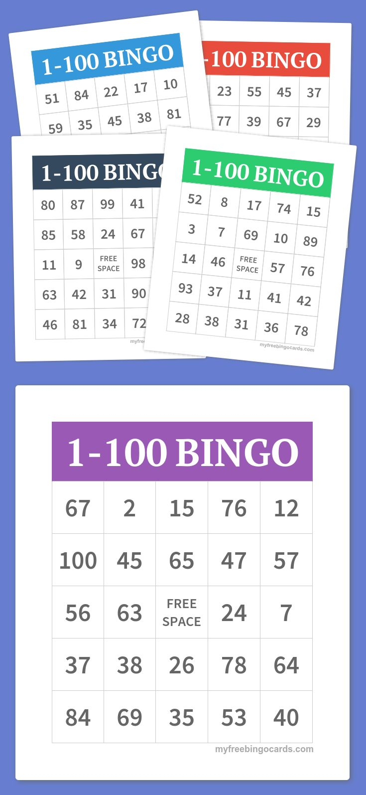 Free Printable Bingo Cards Free Printable Bingo Cards 