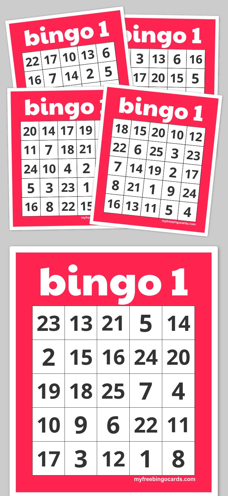 Free Printable Bingo Cards Free Printable Bingo Cards 