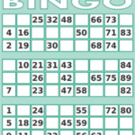 Free Printable Bingo Cards Random Numbers Printable Card