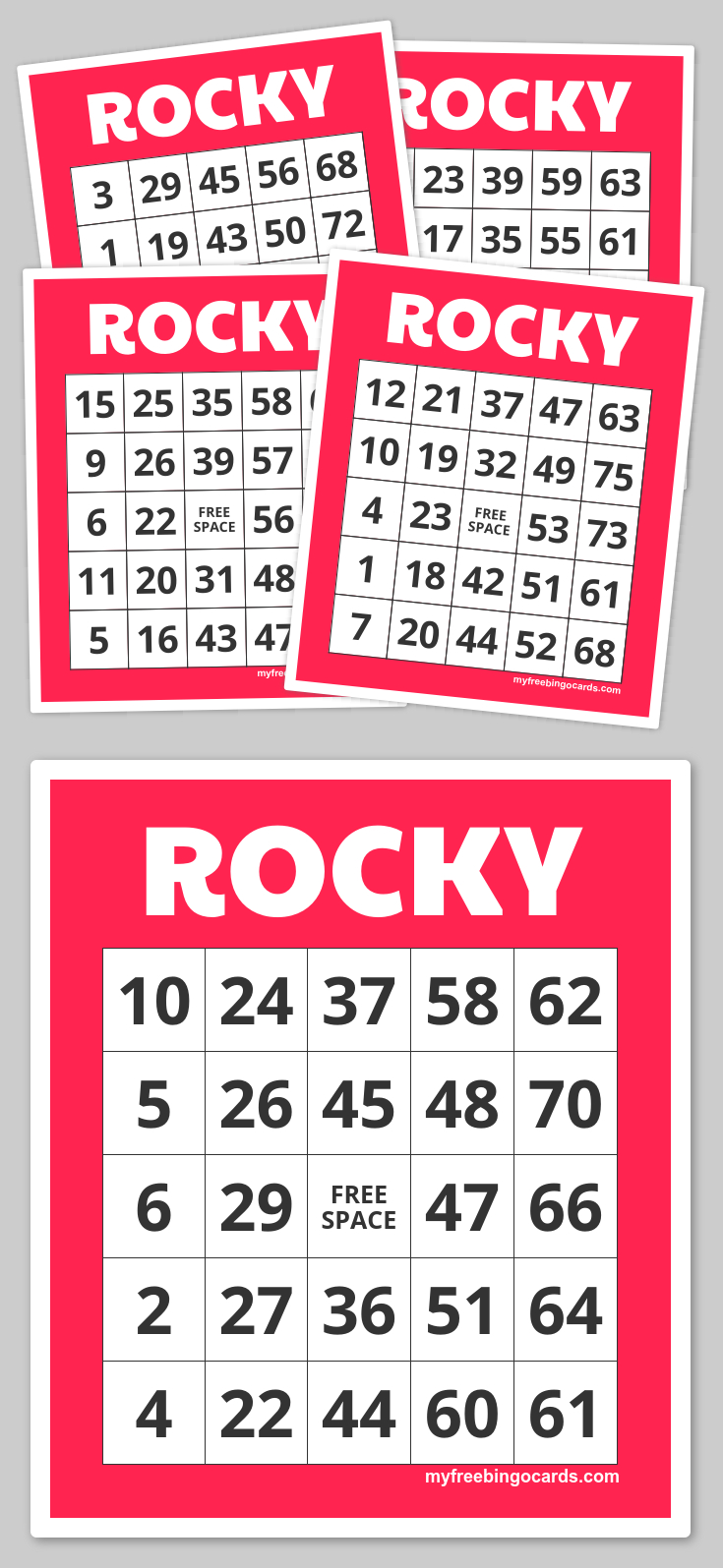Free Printable Bingo Cards With Numbers 1 50 Printable 