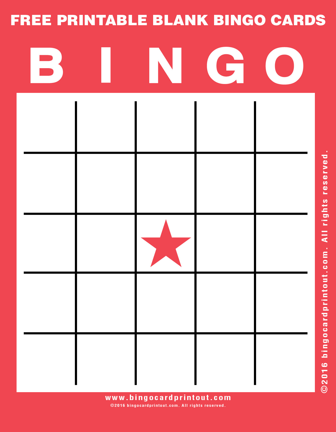 Free Printable Blank Bingo Cards BingoCardPrintout