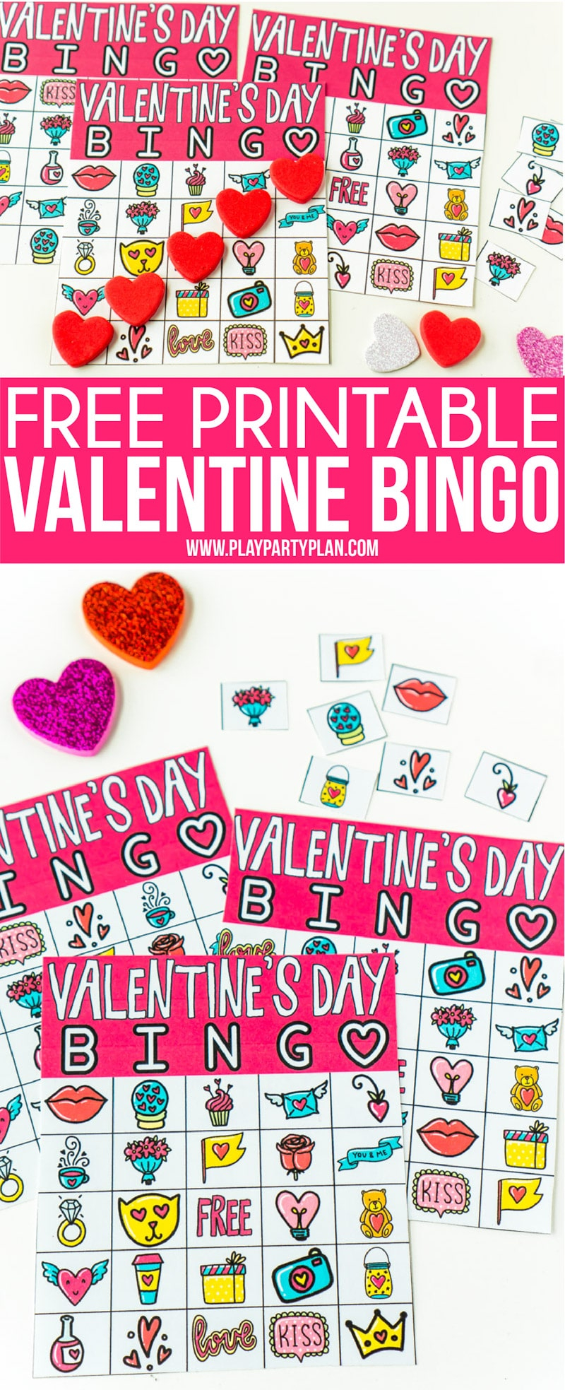 Free Printable Valentine Bingo Cards For All Ages Play 