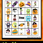 Halloween BINGO Game Totschooling Toddler Preschool