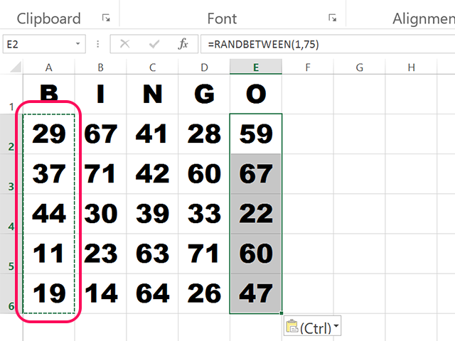 How To Make Your Own BINGO Cards In Microsoft Excel excel 