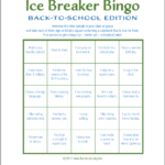 Ice Breaker Bingo Back to School Version Flanders