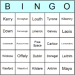 Irish Counties Bingo Cards Printable Bingo Activity