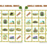 Jungle Animal Bingo Playing Cards Set 5 Woo Jr Kids