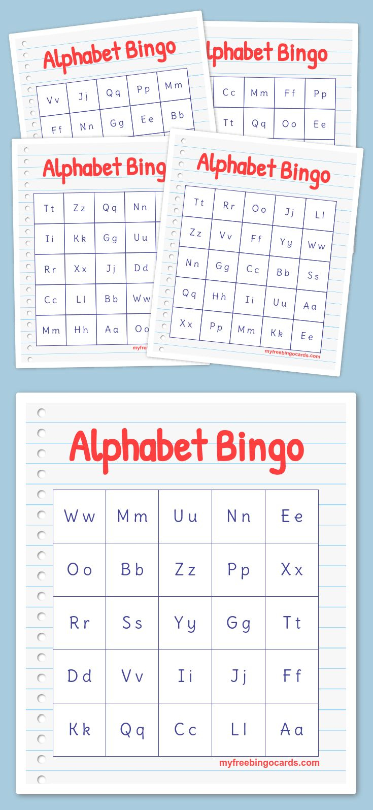 Make Your Own Free Bingo Cards At Myfreebingocards 