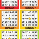 Number Bingo 1 50 Bingo Card Template Bingo Cards