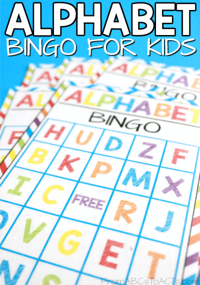 Printable Alphabet Bingo For Kids From ABCs To ACTs