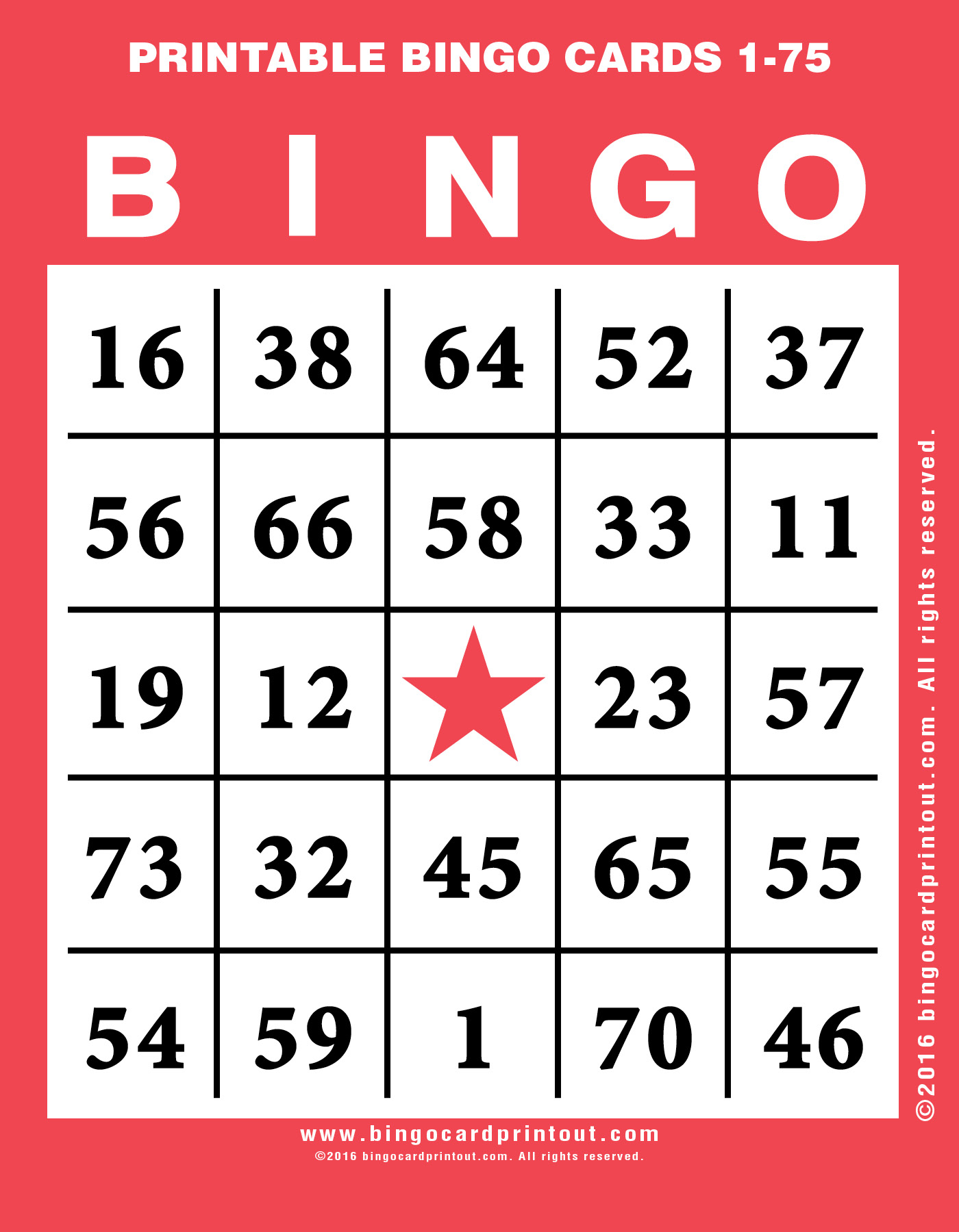 Printable Bingo Cards 1 75 BingoCardPrintout