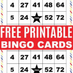 Printable Bingo Cards Bingo Cards Printable Bingo Cards