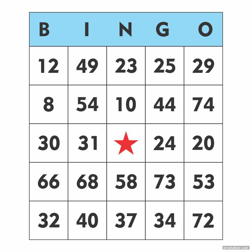 Printable Bingo Numbers 1 75 Gridgit