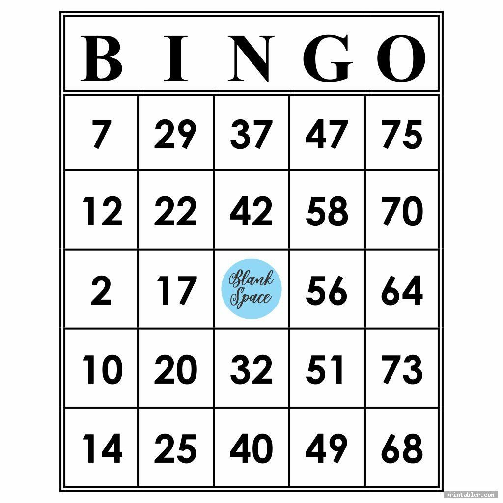 Free Printable Bingo Cards 1 75 Pdf Download