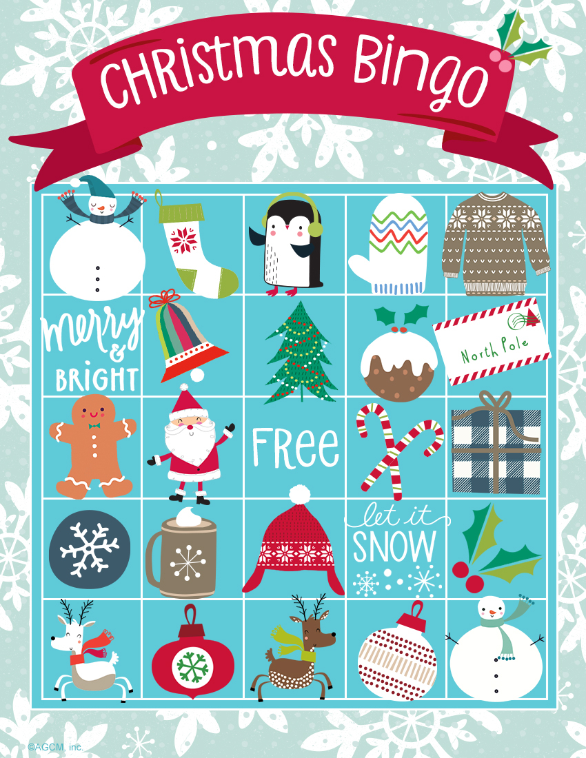 Printable Christmas Games Blue Mountain