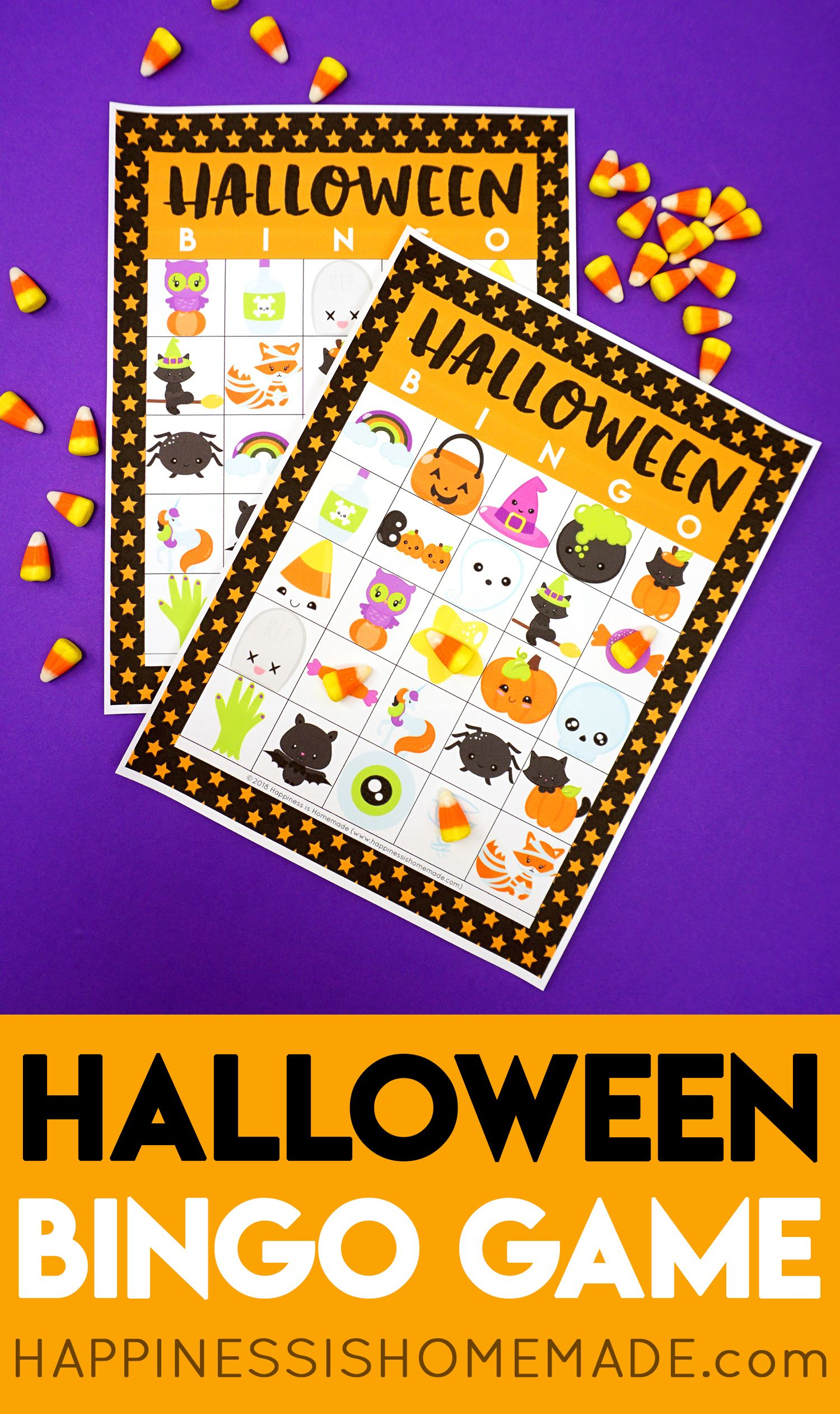 Printable Halloween Bingo Cards Use Our Printable 