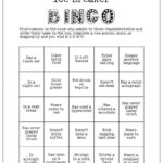Printable Ice Breaker Game Human Bingo Cards Get To Know